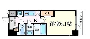 エスリード松屋町SOUTHの物件間取画像